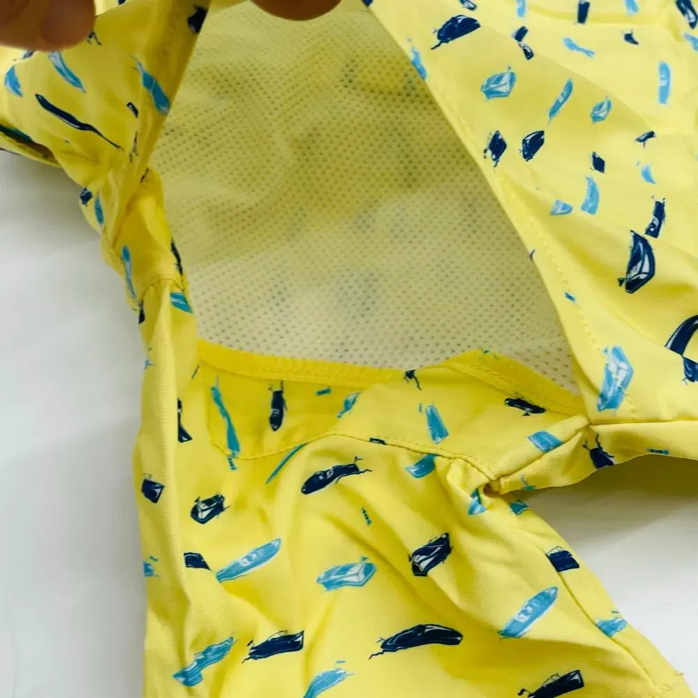 NWT Blue Quail Size 8 Speedboats Button Up Shirt